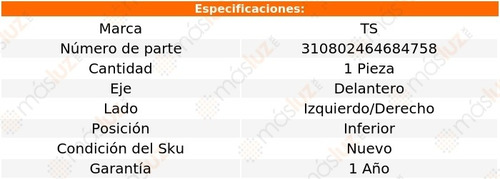 Set 2 Rotulas Del Inf Suzuki Swift 10-17 Ts