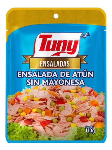 2 Pza Ensalada De AtĂșn Tuny Sin Mayonesa 110 G