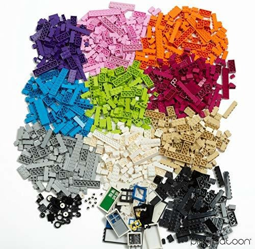 Imagen 7 de 7 de Kit De Ladrillos De Construcción De 1100 Piezas Con Piezas D