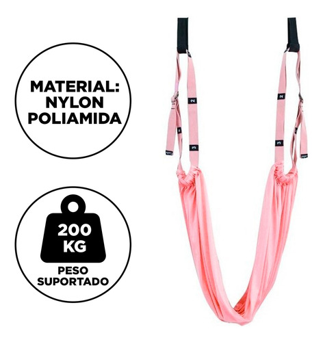 Columpio Pilates Yoga Aéreo Suspenso Balance Swing Com Bols