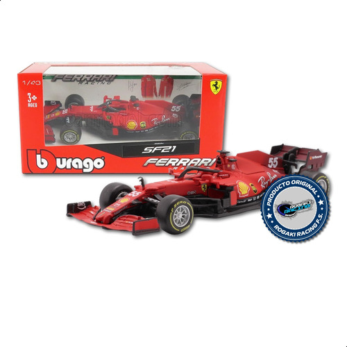 Ferrari Sf21 2021 Carlos Sainz #55 (1:43) Formula 1