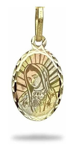 Medalla De Virgen De Guadalupe Oro 10k
