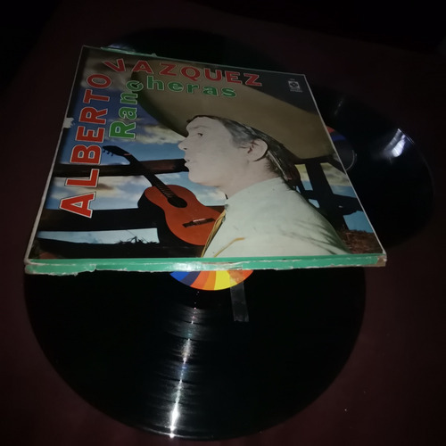 Alberto Vazquez Rancheras Musart Lp Vinil Triple 1972