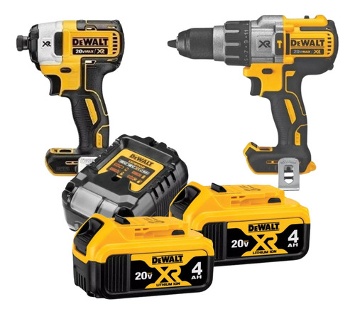 Paraf. Imp. Dcf887b + Furad. Dcd996b + 2bat + Carreg. Dewalt