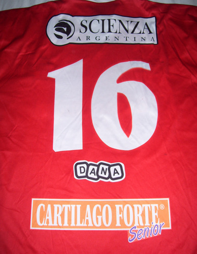 Deportivo Español Dana 2013 Match Worn Talle 5 Banco Ciudad (Usado)