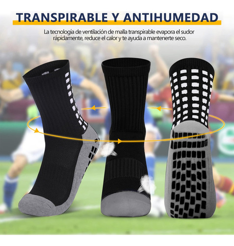 De 8 Pares De Calcetines Deportivos Antideslizantes De
