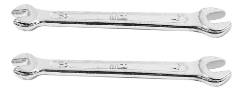 2 Llaves De Doble Punta En Forma De U En Tono Plateado De 5,