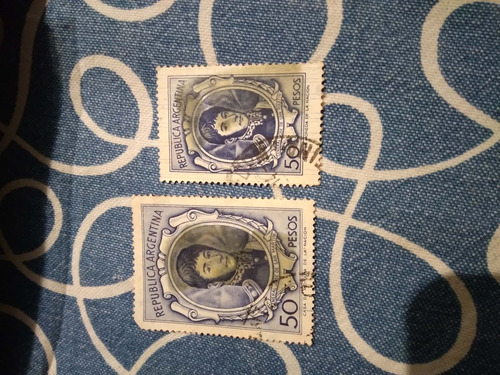 Estampillas Argentinas 50 Pesos 1963 Gral.san Martin