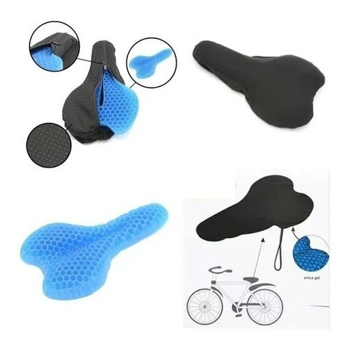 Funda Para Sillín De Bicicleta, Gel Acolchonado