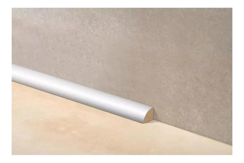 Burlete Zocalo Piso Madera Pvc 1/4 Cuarta Caña 18mm 1.20m X2 Pvc 10105