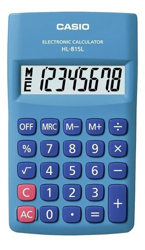 Calculadora Bolsillo Casio Hl-815l Pantalla Grande 8 Dígitos