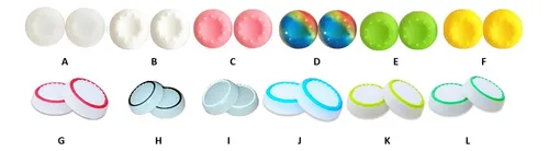 12 Pares Grips Capucha Protector Joystick Control