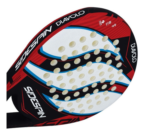 Imagen 3 de 5 de Paleta Padel Side Spin Diavolo Eva Linea Basic