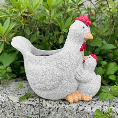 Patter De Pollo Maceta Escultura De Bonsai Soporte De De