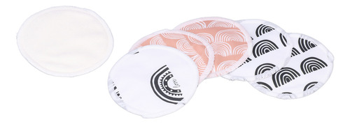 Almohadillas De Lactancia Reutilizables, 6 Unidades, De Fibr
