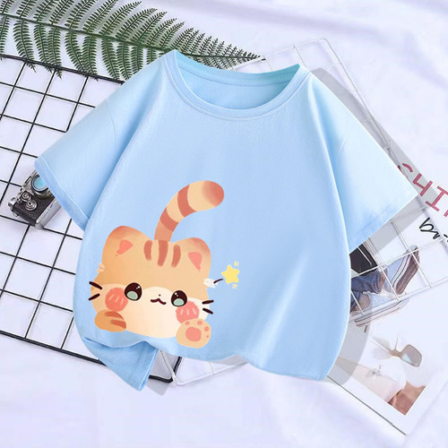 Conjunto De Camiseta Casual De Manga Corta De Verano Para Ni
