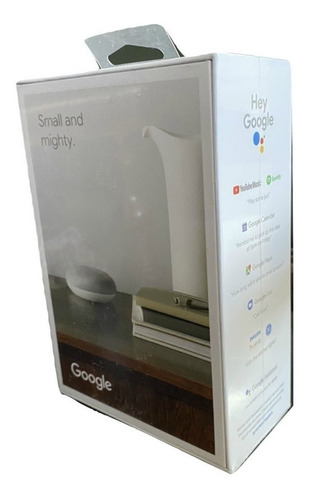 Google Nest Mini Nest Mini 2nd Gen con asistente virtual Google Assistant chalk