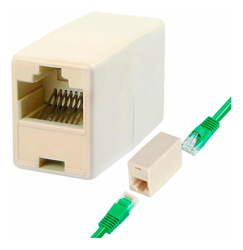 Puente Union Rj45 Empalme Hembra-hembra