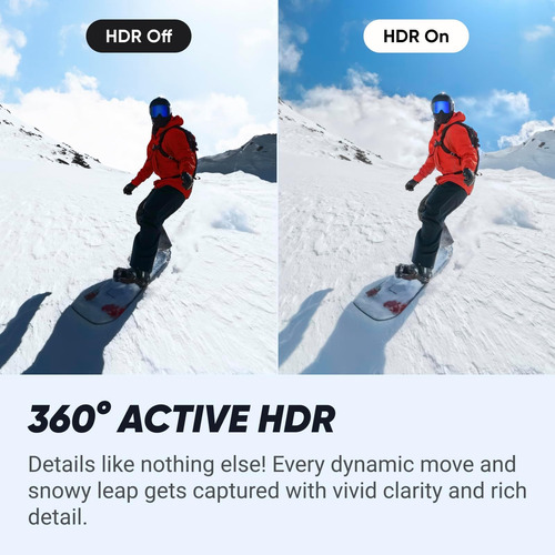 Kit De Snowboard Insta360 X4 Cámara De Acción 360 De 8k, 4k,