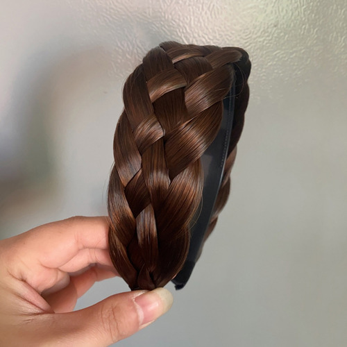 (bk), Diadema Invisible Y Esponjosa, Para Pelo, Trenza