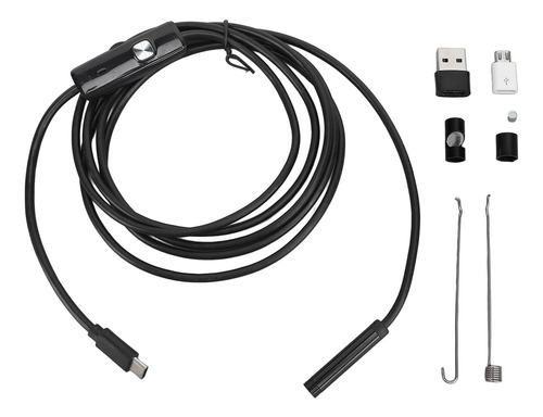 3 En 1 Endoscopio Usb, Cámara De Serpiente De Fibra Óptica 7