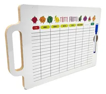 Comprar Juego De Tuti Fruti Infantil De Mesa Pizarra 22x33