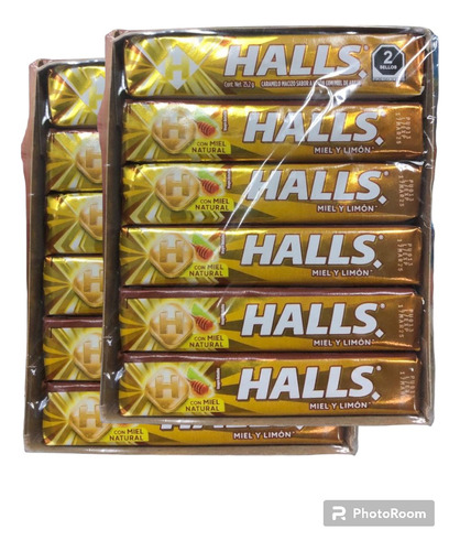 Pastilla Miel Limon Halls 24 Pack 9 Caramelos C/u