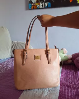 Mini Tote Bag, Anne Klein ,cuero