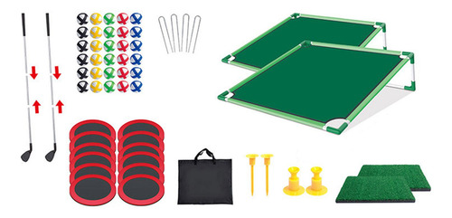 Juego De Golf Pong, Incluye Pelotas De Golf Y Doble Rejilla