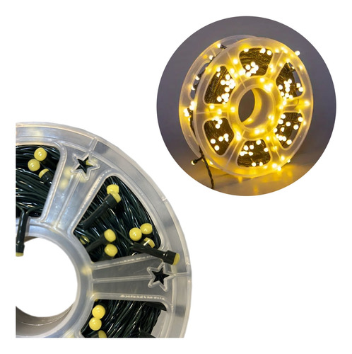 Guirnalda Led Blanco Calido 40 Mts 220v Decoracion Navidad