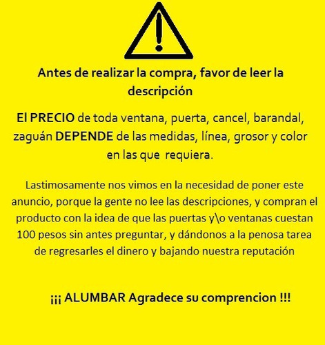 Imagen 9 de 9 de Ventanas Aluminio( Cotizamos En Preguntas)