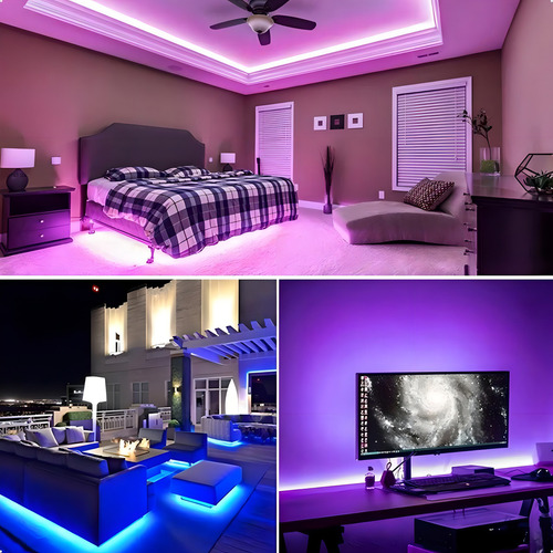 Fita Led Rgb 5mt Iluminação Decoração Piscina Sanca Env 24h Tensão de operação 12V 127/220V