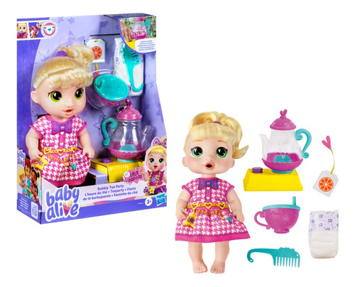 Boneca Baby Alive Festinha Do Chá Lalá Loira - Hasbro G0608