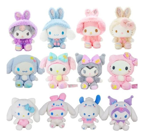 Peluches Sanrio Kawaii Kuromi - Cinnamoroll - My Melody 