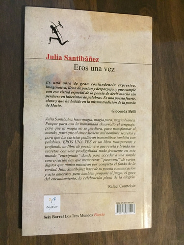 Libro Eros De Una Vez - Julia Santibáñez - Nuevo Sin Uso