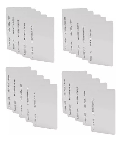 Tarjeta De Proximidad Rosslare Atr-11 Estándar Iso 50 Piezas