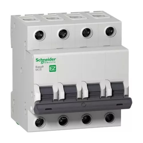 Termomagnética Térmica Schneider Easy9 Tetrapolar 4x25 A