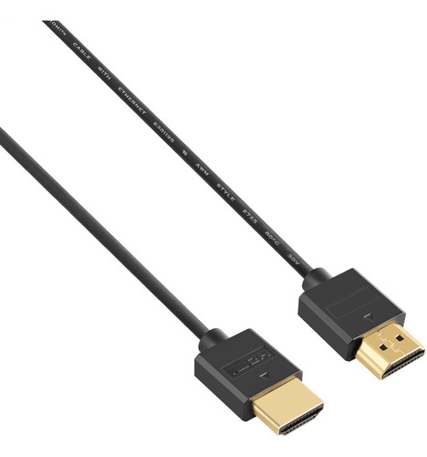 Cable Hdmi Pasow 4k Ultra Delgado Macho A Macho 36 Awg