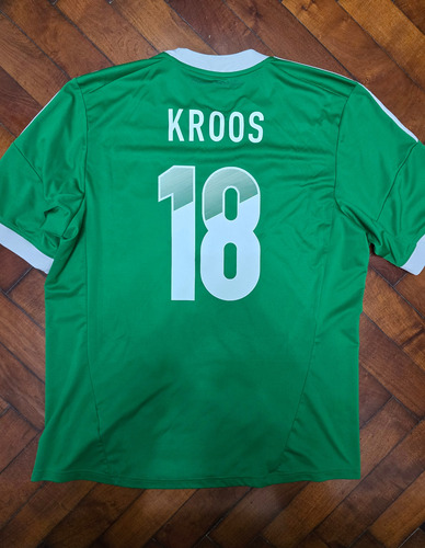 Camiseta Suplente Alemania 2012, Kroos 18 Talle L (Usado)