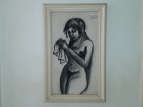 1655- Kennedy Bahia Ost 51x83c/mold. Nu Feminino. (Usado)