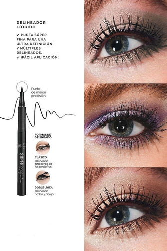 Avon Delineador Líquido En Lápiz / Fibra Para Ojos