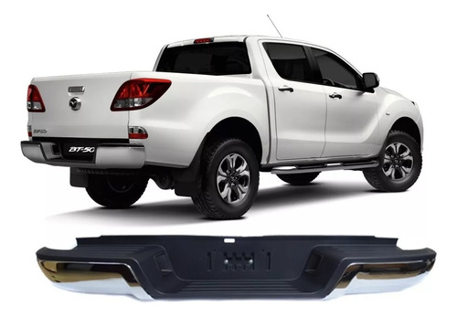 Parachoque Trasero Cromado Mazda Bt50 2013-2021 Tailandés