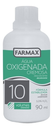 Água Oxigenada Cremosa 10 Volumes Farmax 90ml