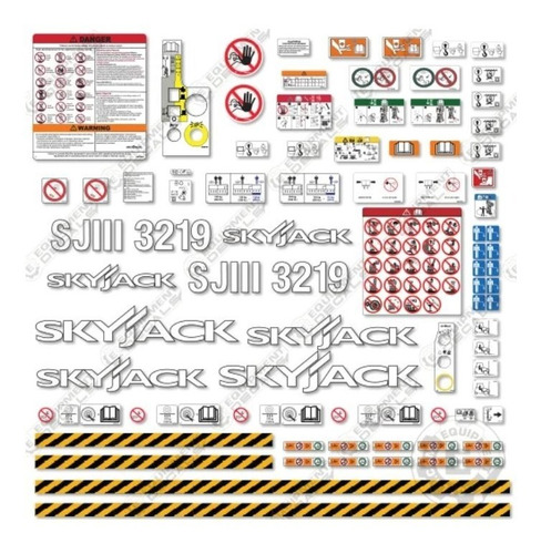 Calcomanias Para Elevador Skyjack Sjlll3219