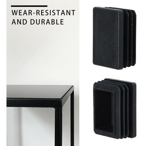 Tapón De Tubo Rectangular Para Muebles, Tapa De Pie Protegid