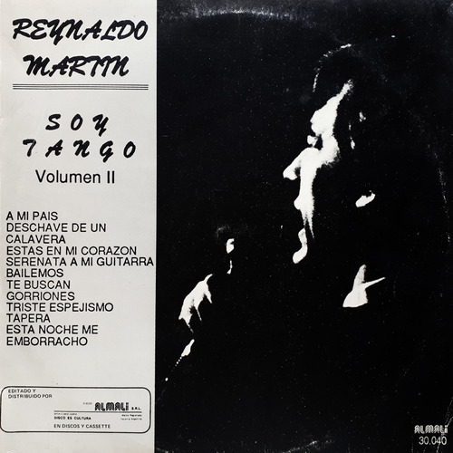 Reynaldo Martin - Soy Tango Vol 2 Lp