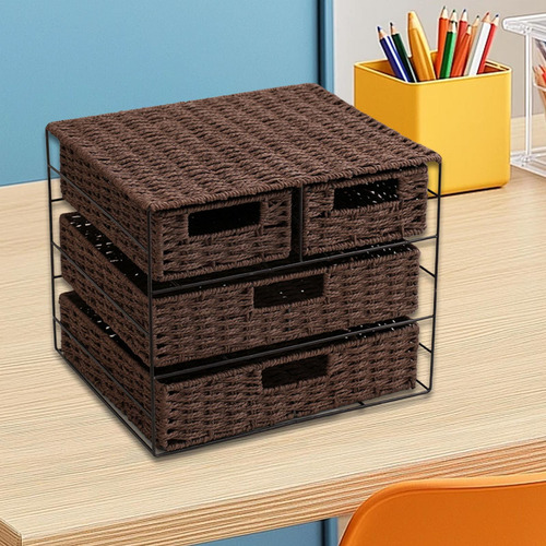 Caja De Almacenamiento De Papel Tipo De Cajón De Gran
