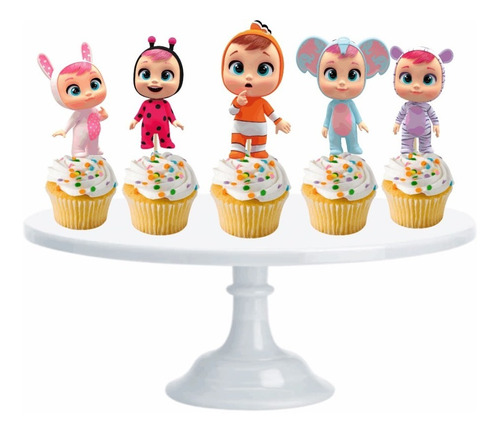Bebe Llorona Cupcake Toppers Para Muffins X10