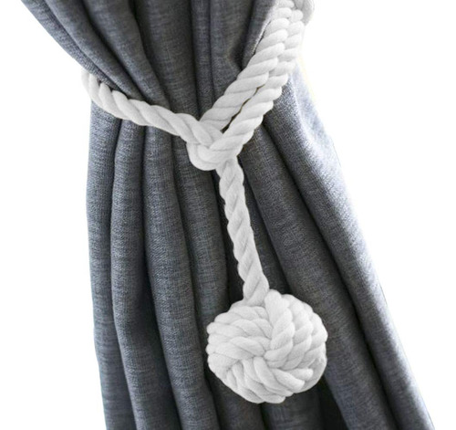 Algodón Natural (cuerda Tieback, Rural Hecho A Mano