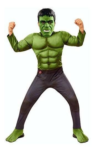 Disfraz Talla Large Para Niño De Hulk Avengers Endgame